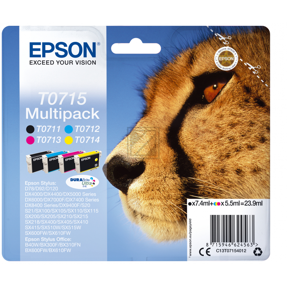 EPSON Tinte (4) cmyk DX 4000