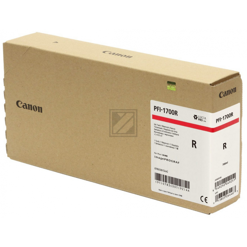 Canon PFI-1700 Tinte rot imagePROGRAF PRO-2000