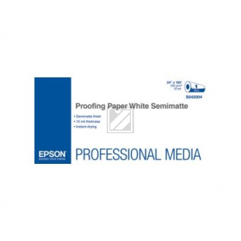 EPSON Proofing Papier Rolle 610 mm x 30,5 m 256 g/qm Semimatt