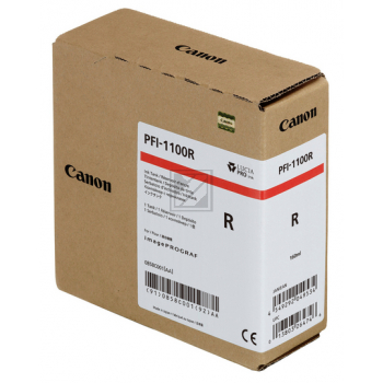 Canon Tinte rot PFI-1100R