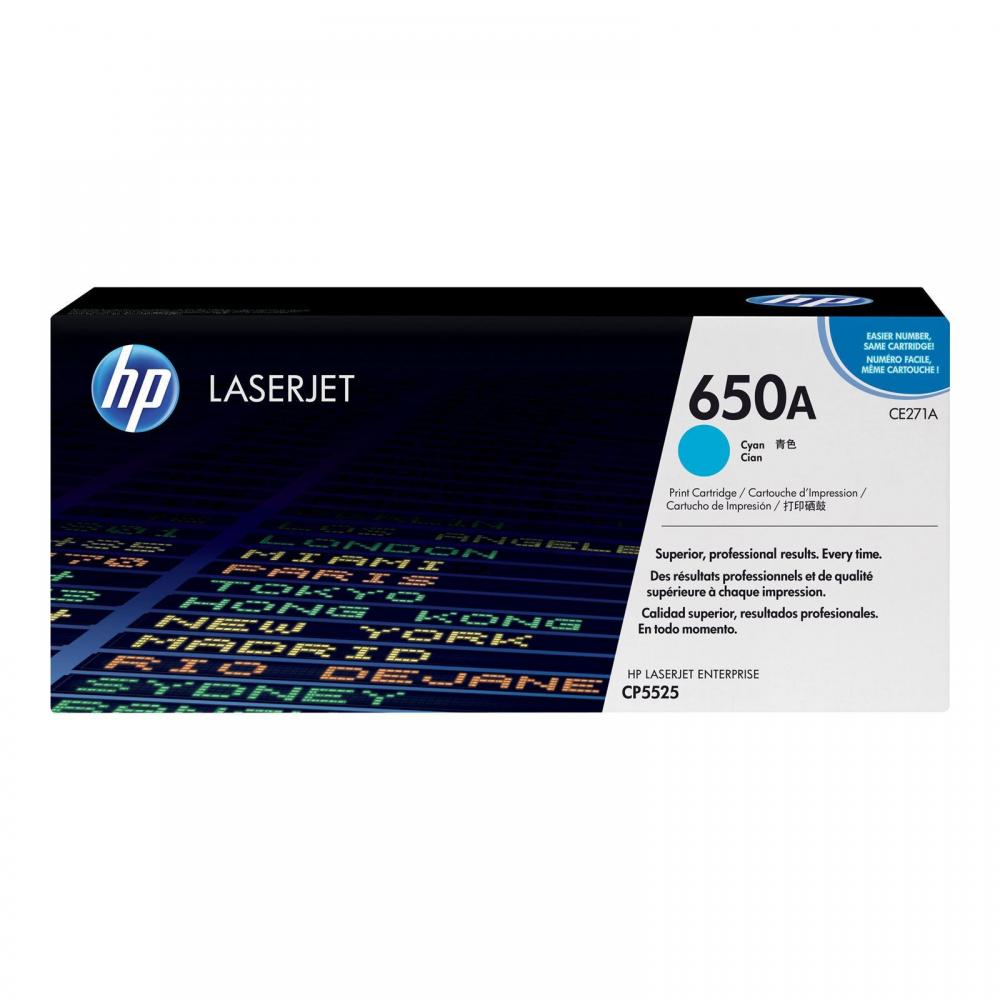 HP 650A Toner cyan Color LaserJet Enterprise CP-5525
