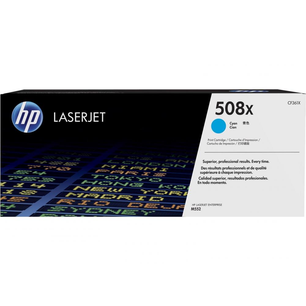 HP 508X Toner cyan HC CLJ PRO M552 Projekt