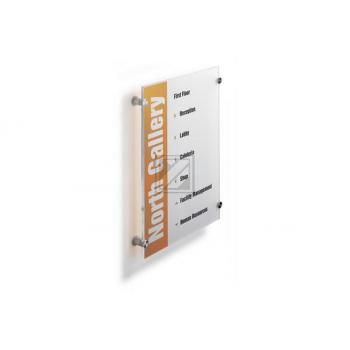 Durable Türschild Crystal Sign farblos 297 x 420mm