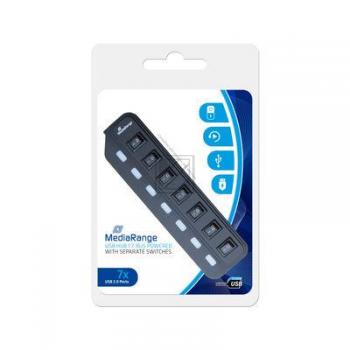 MediaRange USB 2.0 Hub 7 x plug+play