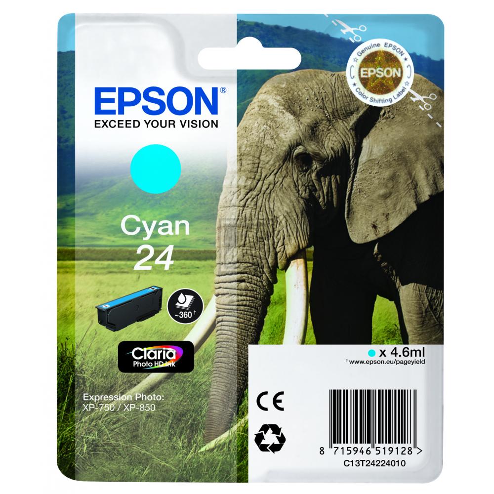 EPSON Tinte cyan XP 750