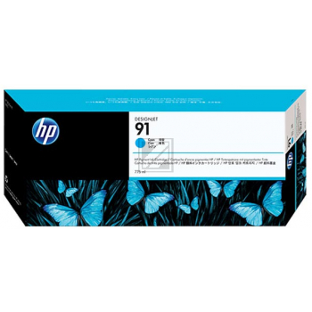 HP 91 Tinte cyan Pigm Designjet Z 6100