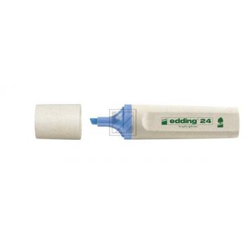 edding 24 Textmarker EcoLine hellblau Keilspitze 2-5 mm