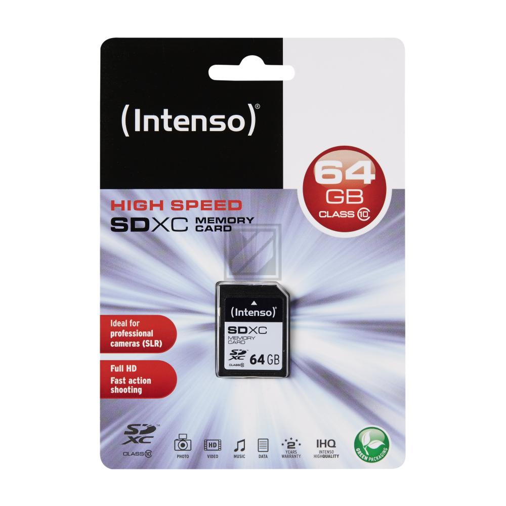 Intenso SDXC Card 64 GB Class 10