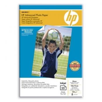 HP Photo Papier 10 x 15 250 g/qm Borderless glossy