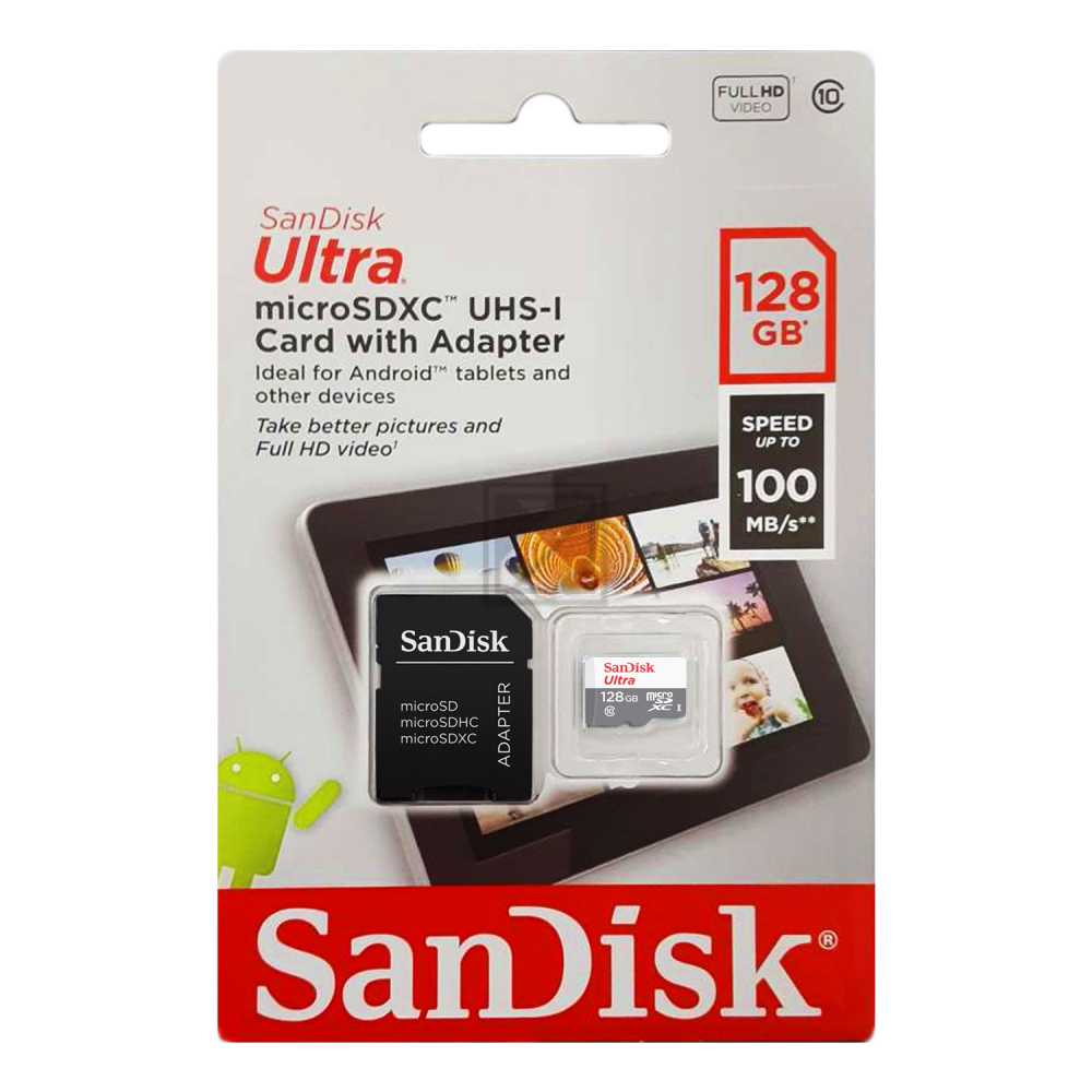 128GB Ultra microSDXC+SD Adapter