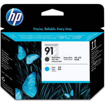 HP 91 Druckkopf matt-Bk+cy Designjet Z 6100