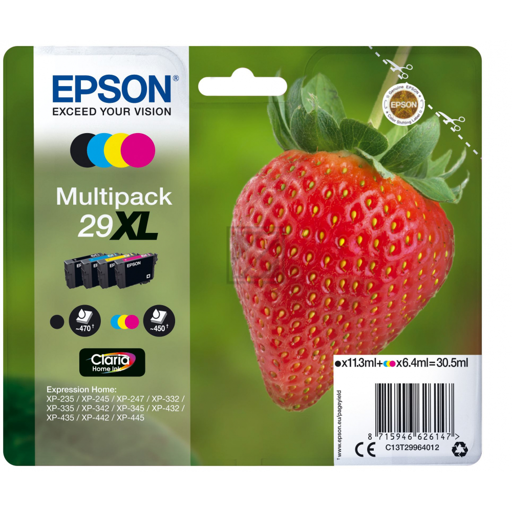 EPSON XP235 Tinte(4)CMYK HC