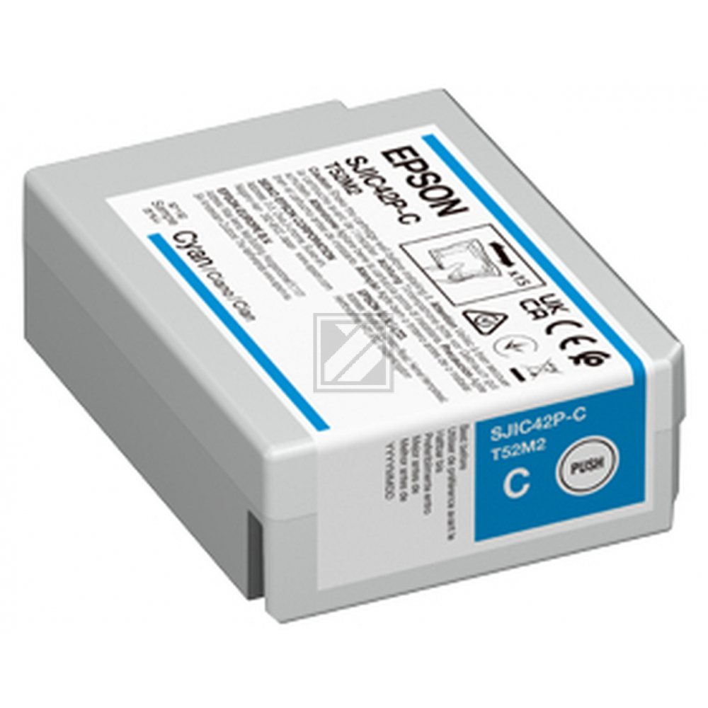 Epson Tinte cyan SJIC42P-C