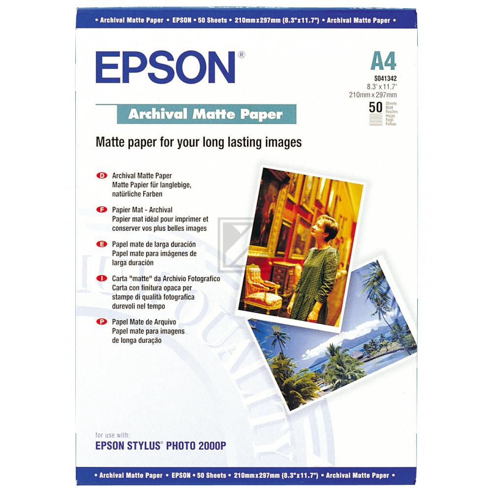 EPSON Photo Papier A4 192 g/qm Archival matt