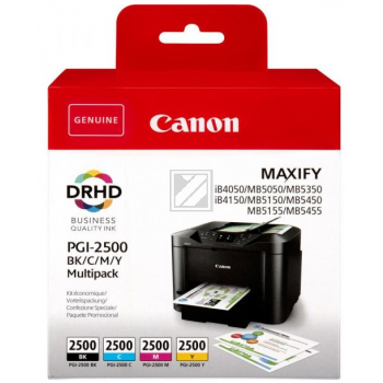 Canon Tinte Set BK/C/M/Y (4) PGI-2500BK