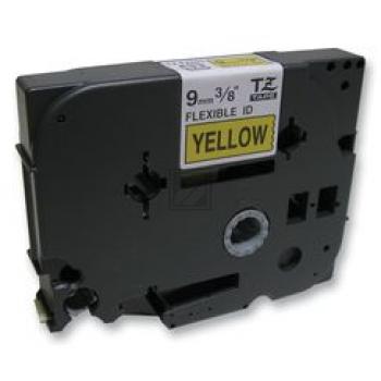 Brother P-Touch 9 mm Y-Blk yellow-black 8 m laminiert flexibel