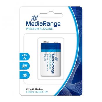 Mediarange Alkaline Batterie E-Block 6LR61 9 V