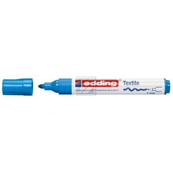 edding 4500 Textilmarker hellblau Rundspitze 2-3 mm
