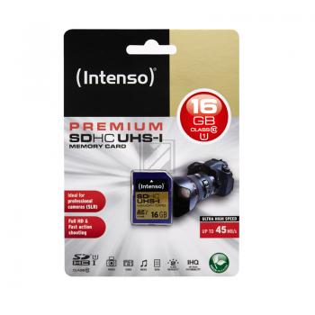 Intenso SDHC Card 16 GB Class 10 UHS-I