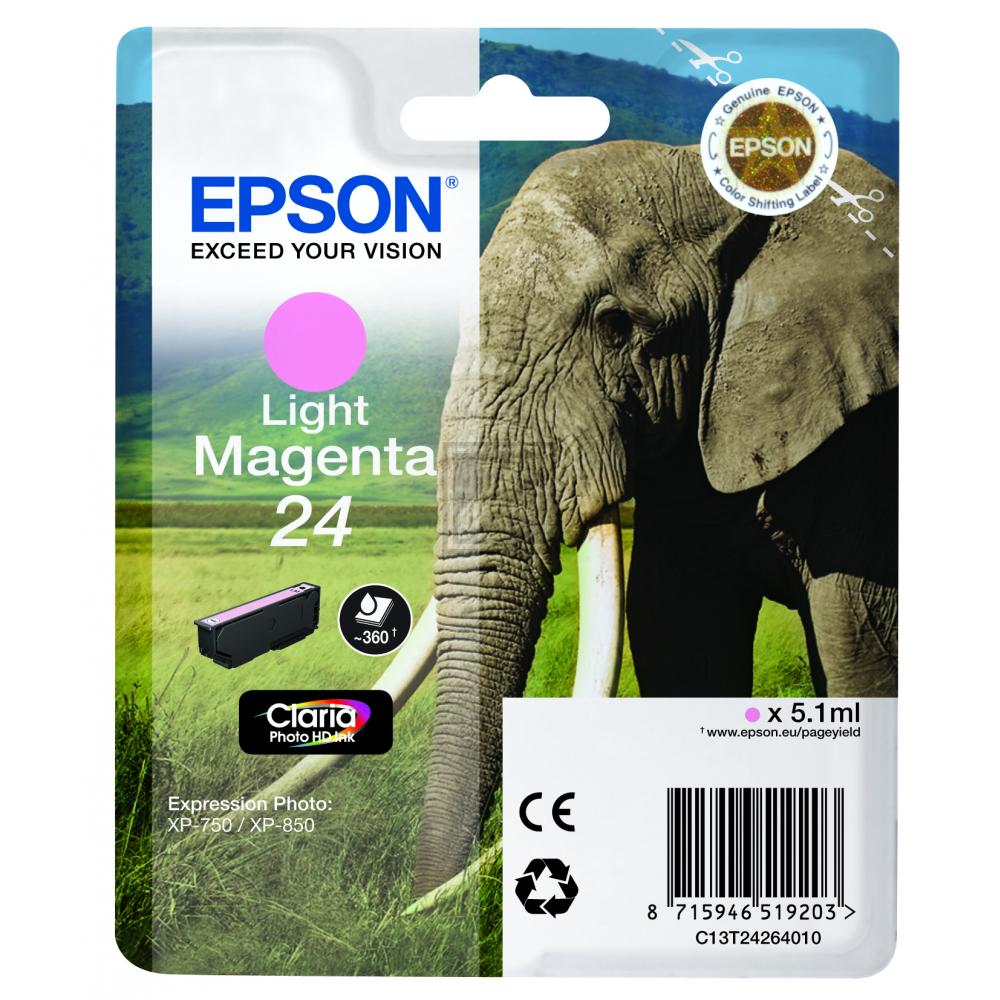 Epson T2426 magenta light