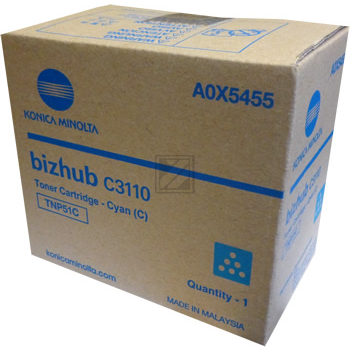 Kon/Min TNP-51C Toner cyan Bizhub C 3110