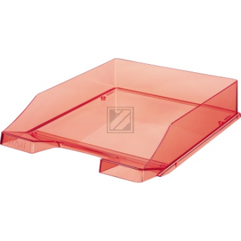 Han Briefkorb C4 transparent rot Kunststoff 255 x 348 x 65 mm
