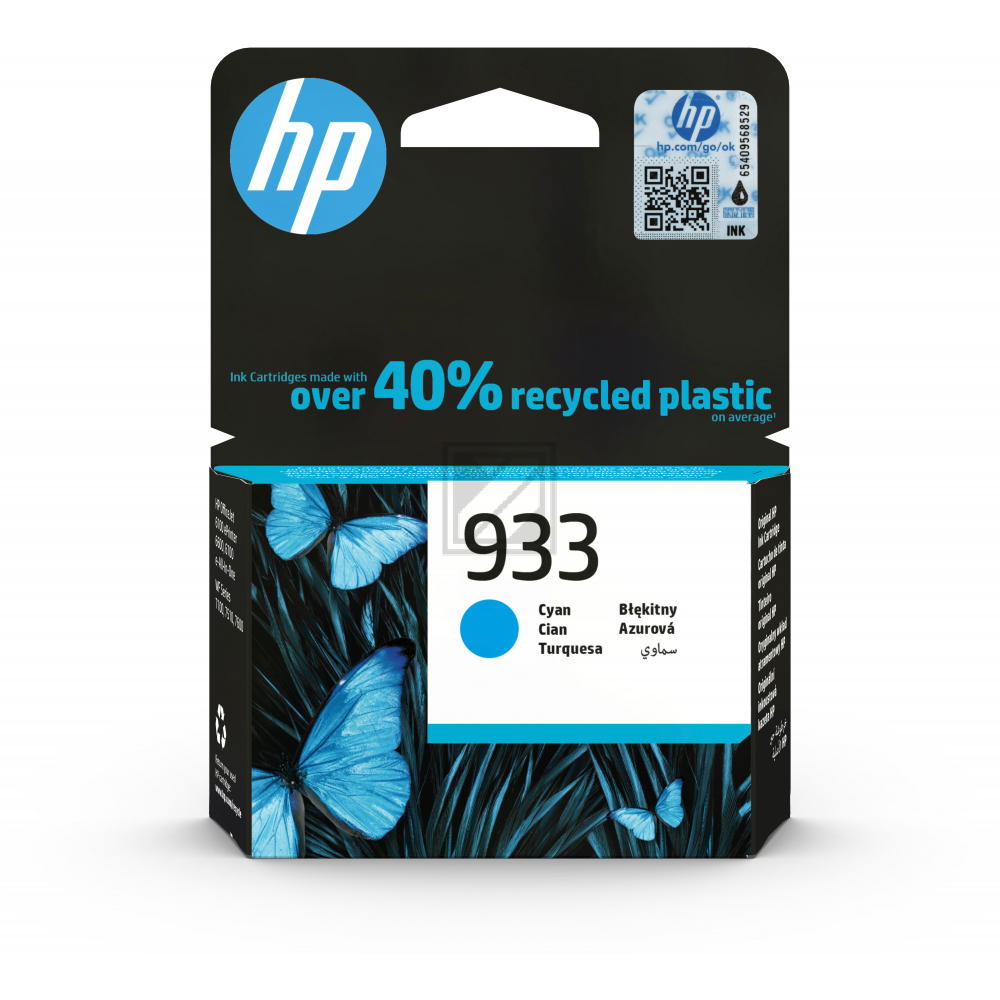 HP Tinte cyan 933