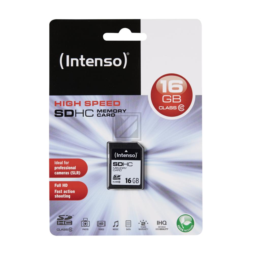 Intenso SDHC Card 16 GB Class 10