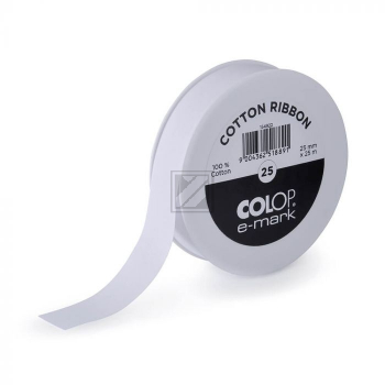 Colop Baumwollband 25 mm/25 m