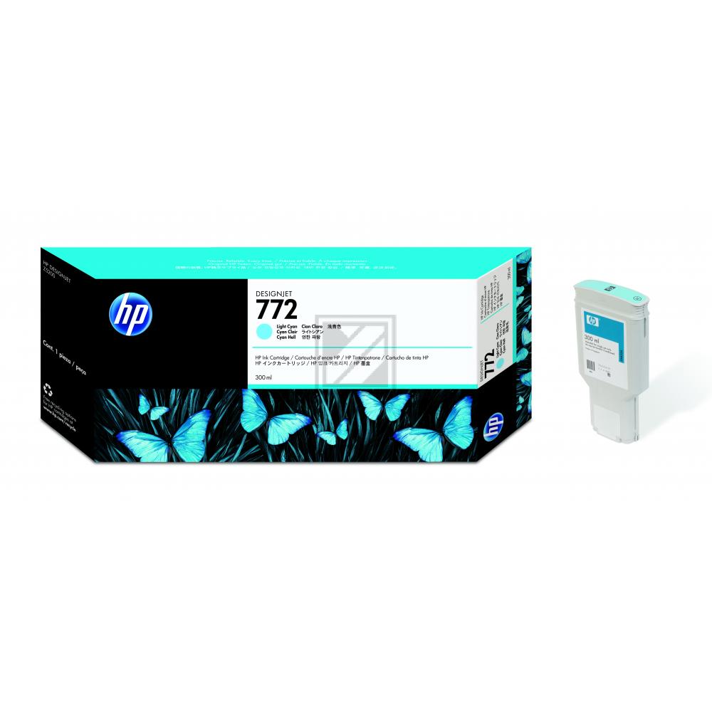 HP 772 Tinte cyan light