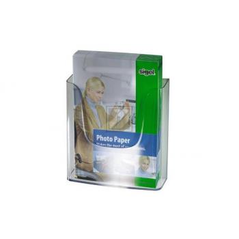 Sigel Wand-Prospekthalter glasklar 240 x 250 x 55 mm