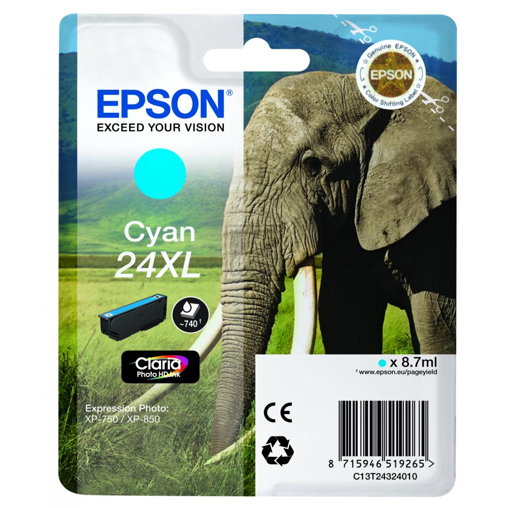 EPSON Tinte cyan HC XP 750
