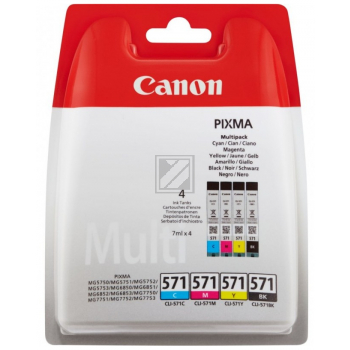 Canon 571 Tinte Multipack (4) PIXMA MG575x/685x/775x cmyk