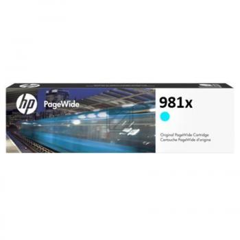 HP 981X Tinte cyan PageWide Enterprise Color 556dn