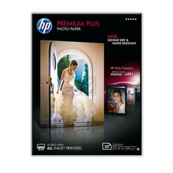 HP Fotopapier Premium Plus 13 x 18 cm glänzend Inh.20 300 g/qm