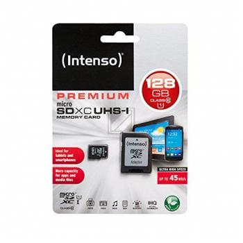 Intenso Micro SDXC Card 128 GB Class 10 UHS-I inkl. Adapter