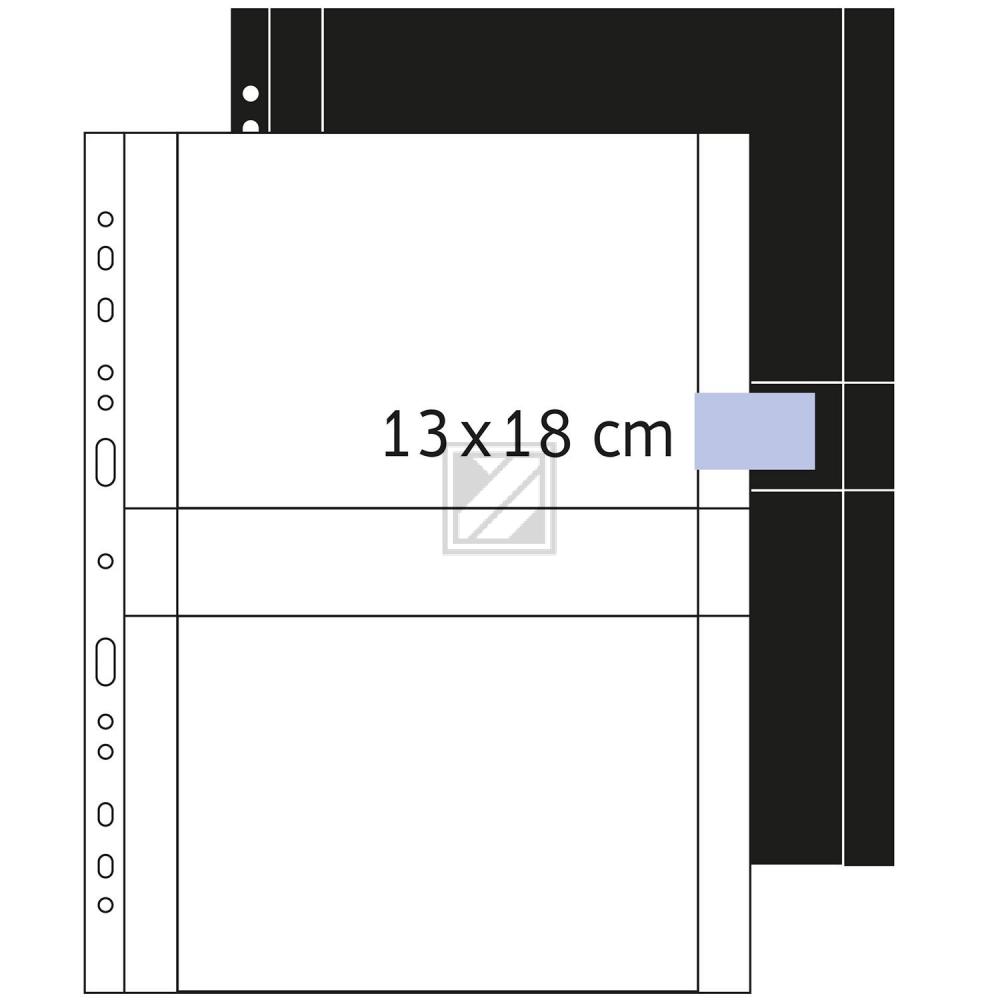Herma Fotosichthüllen weiß 130 x 180 mm quer Inh.250 Hüllen