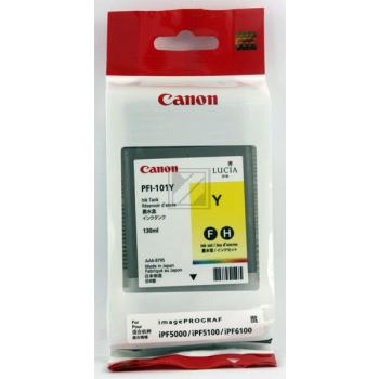 Canon PFI-101Y Tinte yellow LPF 5000