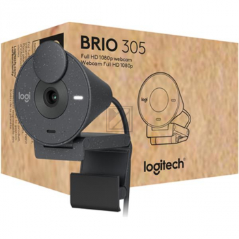 LOGITECH BRIO 305 FHD WEBCAM 960-001469 USB Kabel graphit