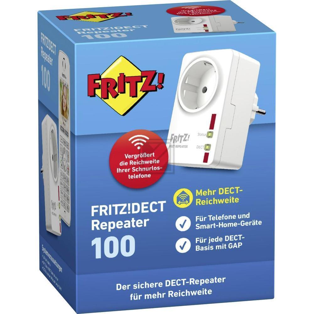AVM Fritz!DECT Repeater 100 DECT-Reichweitenerweiterung, integrierte