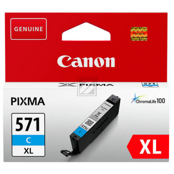 Canon 571XL Tinte cyan PIXMA MG575x/685x/775x