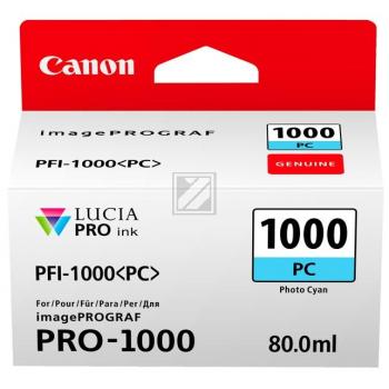 Canon PFI-1000 Tinte fotocyan imagePROGRAF PRO-1000