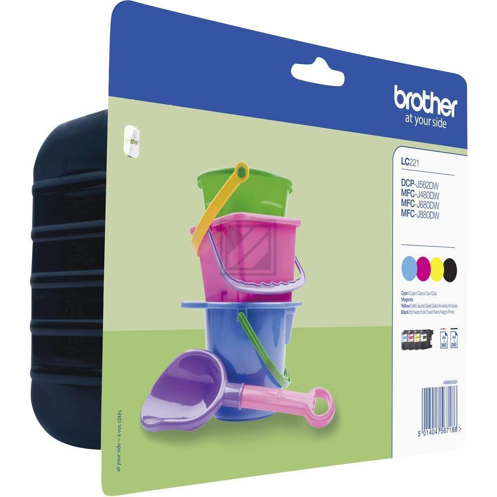 Brother Tinte Multipack (4) DCP-J562DW/ MFC-J11X0 cmyk
