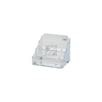 SIGEL Visitenkarten-Aufsteller VA130 transp.,f. 3x70 Karten 94x85mm