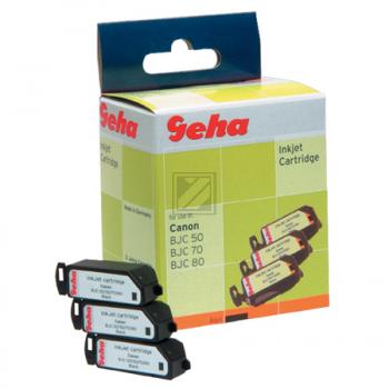 Geha Tintenpatrone 3 x schwarz (00050147) ersetzt BCI-11BK, M3912G/A