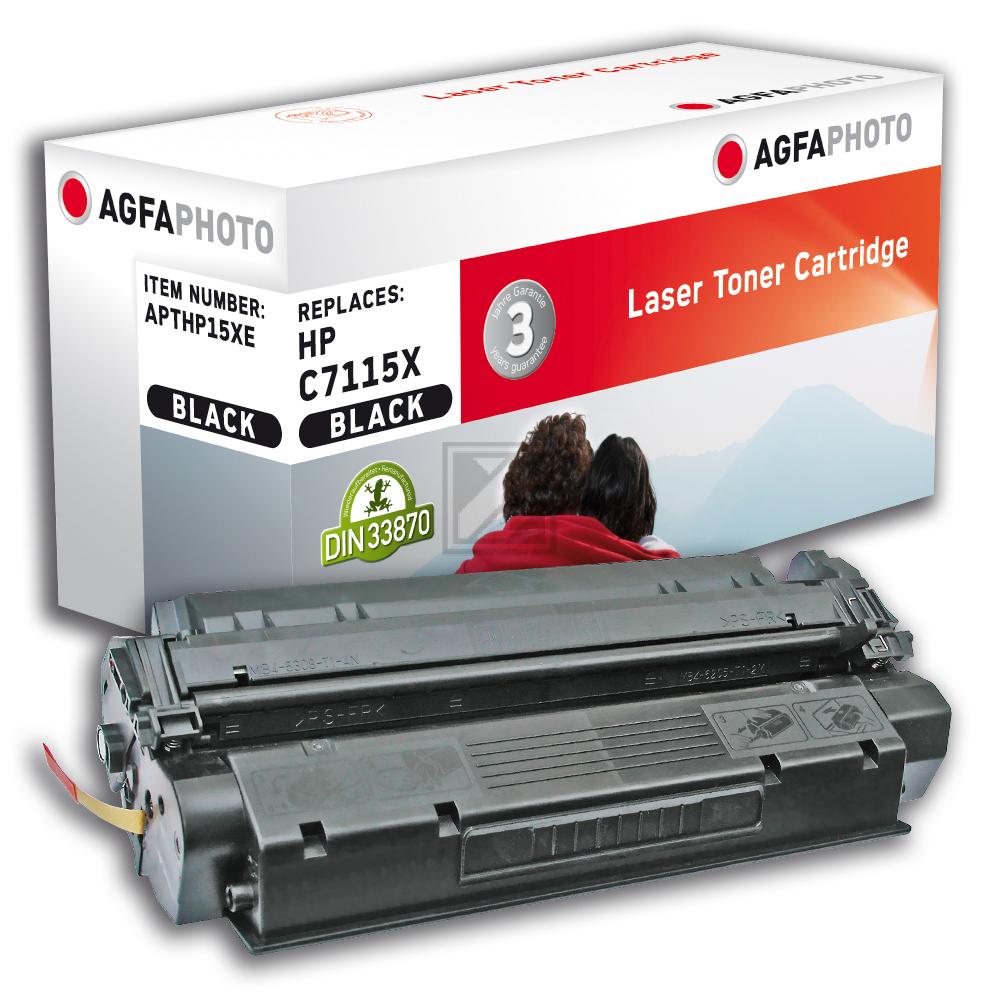 Agfaphoto Toner-Kartusche schwarz HC (APTHP15XE) ersetzt 15X
