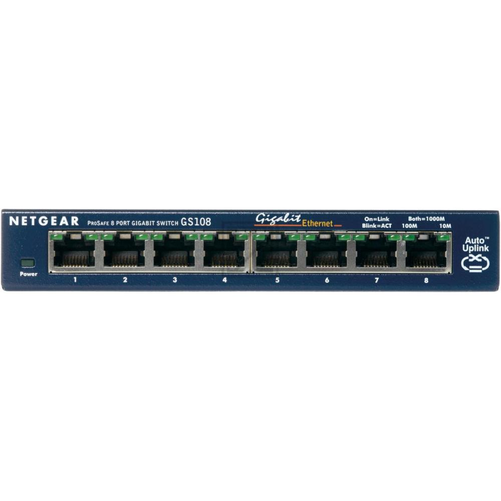 Netgear Switch Gigabit 8 x RJ45 10/100/1000