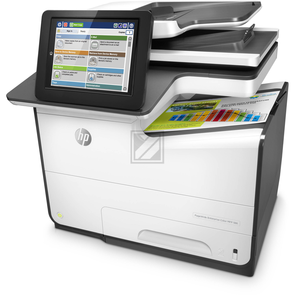 HP PageWide Enterprise Color MFP 586dn