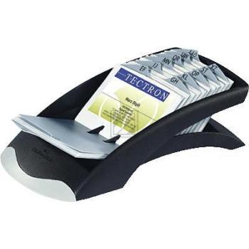 Durable Visitenkartenbox Visifix Desk schwarz 245 x 131 x 67mm