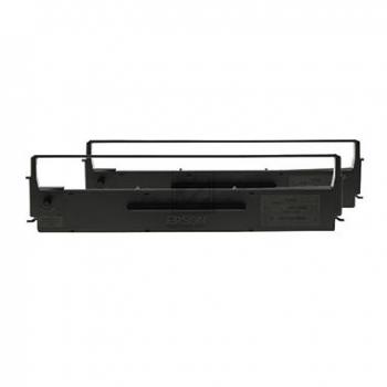 Epson Farbband Nylon 2 x schwarz (C13S015614)